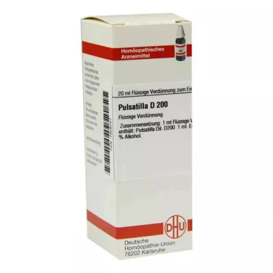 PULSATILLA D 200 seyreltme, 20 ml PULSATILLA D 200 seyreltme, 20 ml