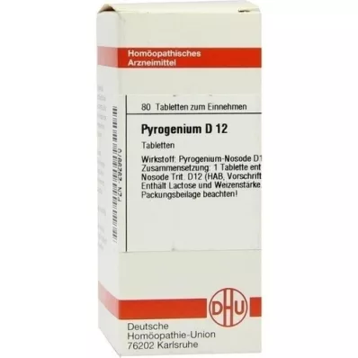 PYROGENIUM D 12 Tablet, 80 Kapsül