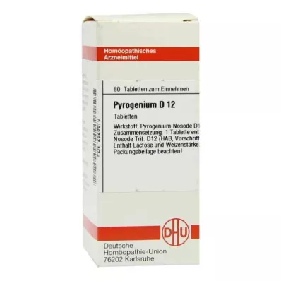 PYROGENIUM D 12 Tablet, 80 Kapsül PYROGENIUM D 12 Tablet, 80 Kapsül