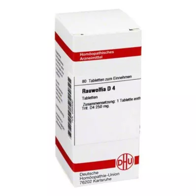 RAUWOLFIA D 4 Tablet, 80 Kapsül RAUWOLFIA D 4 Tablet, 80 Kapsül