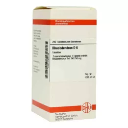 RHODODENDRON D 6 Tablet, 200 Kapsül