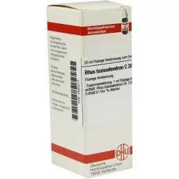 RHUS TOXICODENDRON C 30 seyreltme, 20 ml