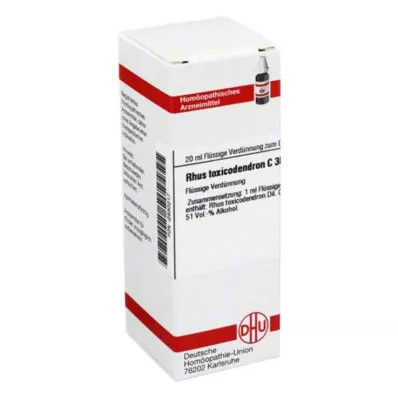 RHUS TOXICODENDRON C 30 seyreltme, 20 ml