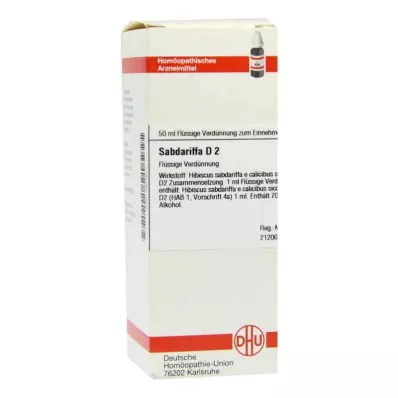 SABDARIFFA D 2 seyreltme, 50 ml SABDARIFFA D 2 seyreltme, 50 ml