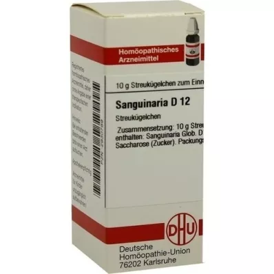 SANGUINARIA D 12 globül, 10 g