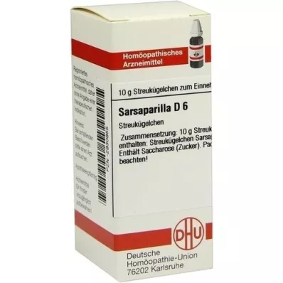 SARSAPARILLA D 6 globül, 10 g
