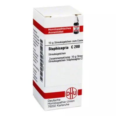 STAPHISAGRIA C 200 globül, 10 g