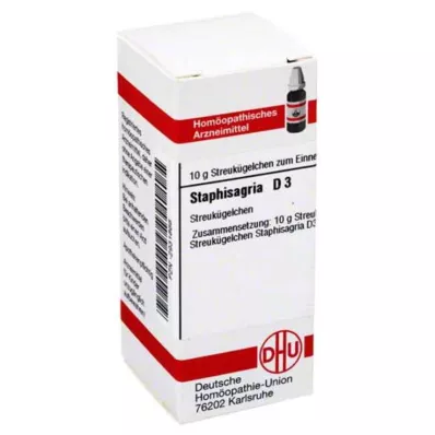 STAPHISAGRIA D 3 globül, 10 g STAPHISAGRIA D 3 globül, 10 g