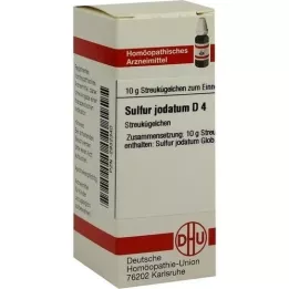 SULFUR JODATUM D 4 globül, 10 g