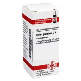 SULFUR JODATUM D 4 globül, 10 g