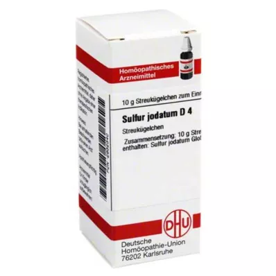 SULFUR JODATUM D 4 globül, 10 g SULFUR JODATUM D 4 globül, 10 g