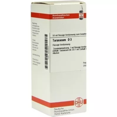 TARAXACUM D 3 seyreltme, 50 ml