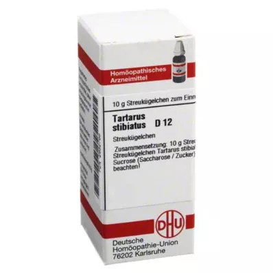 TARTARUS STIBIATUS D 12 globül, 10 g TARTARUS STIBIATUS D 12 globül, 10 g