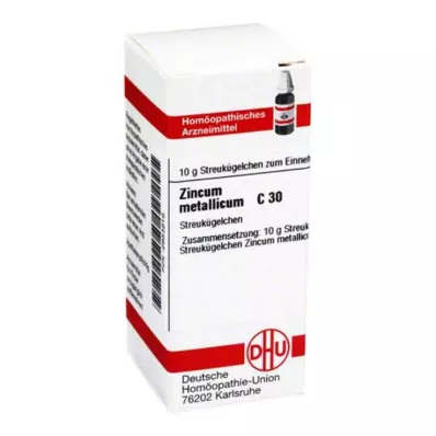 ZINCUM METALLICUM C 30 globül, 10 g ZINCUM METALLICUM C 30 globül, 10 g