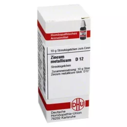 ZINCUM METALLICUM D 12 globül, 10 g