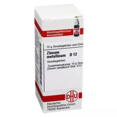 ZINCUM METALLICUM D 12 globül, 10 g