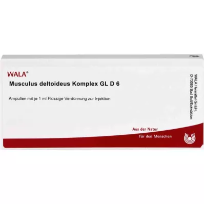 MUSCULUS DELTOIDEUS Kompleks GL D 6 ampul, 10X1 ml MUSCULUS DELTOIDEUS Kompleks GL D 6 ampul, 10X1 ml