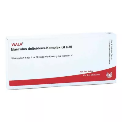 MUSCULUS DELTOIDEUS Kompleks GL D 30 ampul, 10X1 ml MUSCULUS DELTOIDEUS Kompleks GL D 30 ampul, 10X1 ml