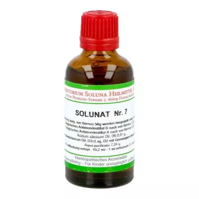 SOLUNAT No.7 damla, 50 ml SOLUNAT No.7 damla, 50 ml