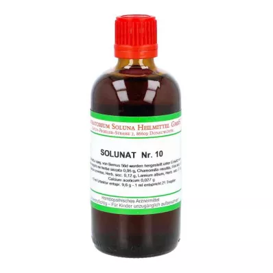SOLUNAT No.10 damla, 100 ml