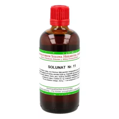 SOLUNAT No.11 damla, 100 ml