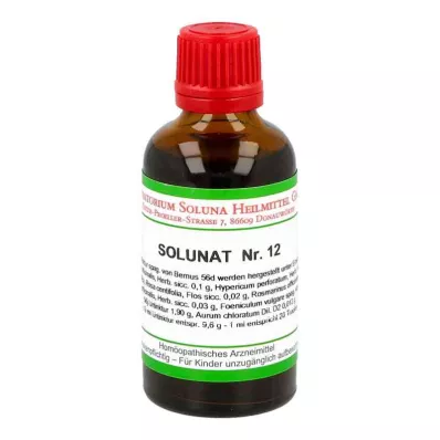 SOLUNAT No.12 damla, 50 ml