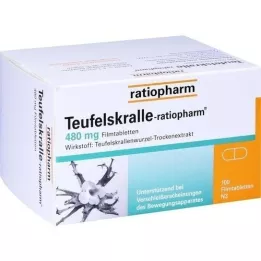 TEUFELSKRALLE-RATIOPHARM Film kaplı tabletler, 100 adet