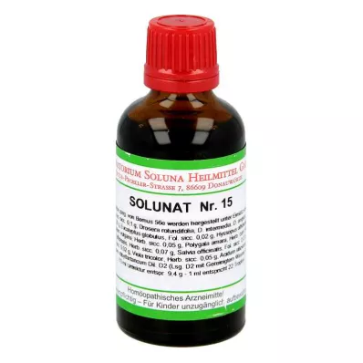 SOLUNAT No.15 damla, 50 ml