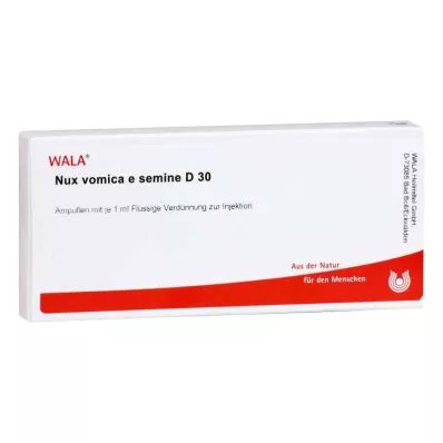 NUX VOMICA E semine D 30 ampul, 10X1 ml NUX VOMICA E semine D 30 ampul, 10X1 ml