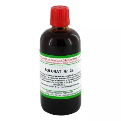 SOLUNAT No.22 damla, 100 ml SOLUNAT No.22 damla, 100 ml