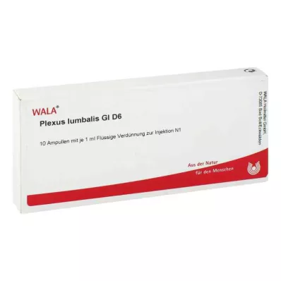 PLEXUS LUMBALIS GL D 6 ampul, 10X1 ml PLEXUS LUMBALIS GL D 6 ampul, 10X1 ml