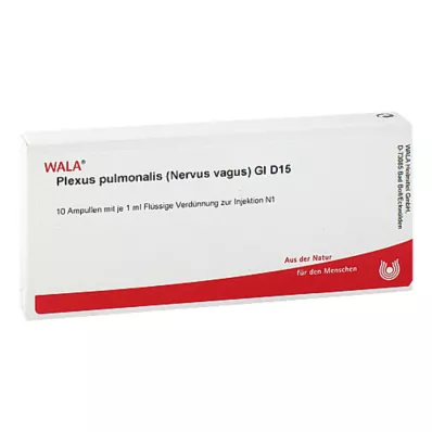 PLEXUS PULMONALIS Nervus vagus GL D 15 ampul, 10X1 ml PLEXUS PULMONALIS Nervus vagus GL D 15 ampul, 10X1 ml
