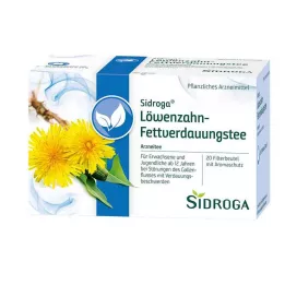 SIDROGA Karahindiba çayı filtre torbası, 20X1,5 g