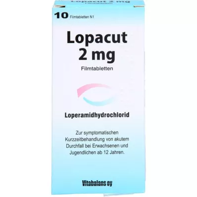 LOPACUT 2 mg film kaplı tabletler, 10 adet