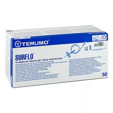 SURSHIELD Surflo emniyetli perf. çatal bıçak takımı 21 G yeşil, 50 adet