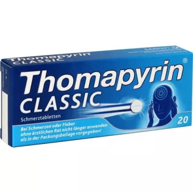 THOMAPYRIN CLASSIC Ağrı kesici tabletler, 20 adet