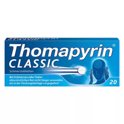 THOMAPYRIN CLASSIC Ağrı kesici tabletler, 20 adet THOMAPYRIN CLASSIC Ağrı kesici tabletler, 20 adet