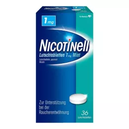 NICOTINELL Pastil 1 mg Nane, 36 adet