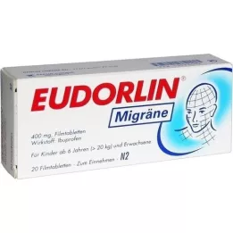 EUDORLIN Migren film kaplı tabletler, 20 adet
