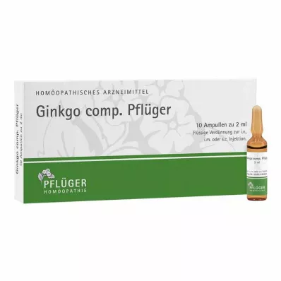 GINKGO COMP.Pflüger ampuller, 10 adet