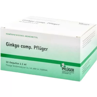 GINKGO COMP.Pflüger ampulleri, 50 adet