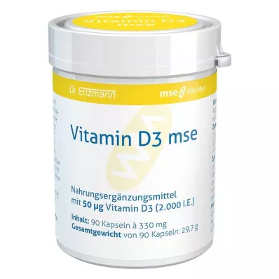 VITAMIN D3 MSE Kapsül, 90 Kapsül