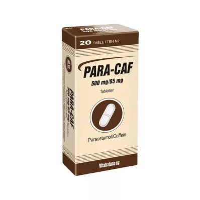 PARA CAF 500 mg/65 mg tablet, 20 adet