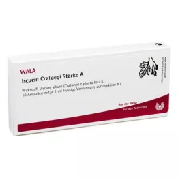 ISCUCIN crataegi nişastası A ampuller, 10X1 ml