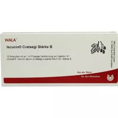 ISCUCIN crataegi nişastası B ampulleri, 10X1 ml
