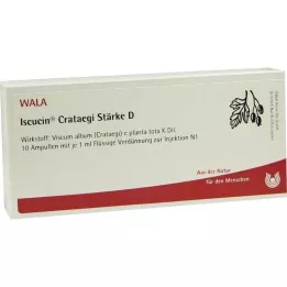 ISCUCIN crataegi nişastası D ampul, 10X1 ml