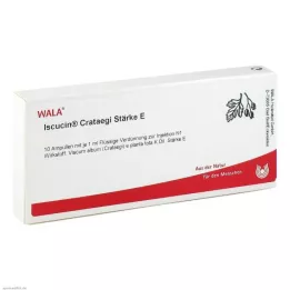 ISCUCIN crataegi nişastası E ampulleri, 10X1 ml