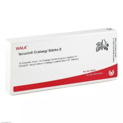 ISCUCIN crataegi nişastası E ampulleri, 10X1 ml