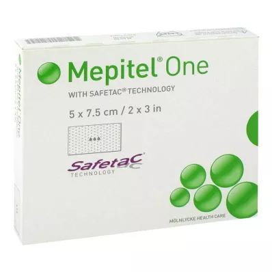 MEPITEL Bir adet 5x7,5 cm silikon file bandaj, 10 adet