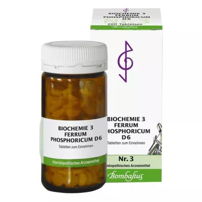 BIOCHEMIE 3 Ferrum phosphoricum D 6 Tablet, 200 Kapsül